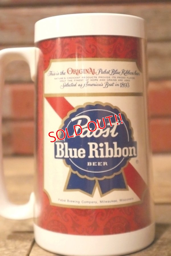画像3: dp-241230-13 Pabst Blue Ribbon / Thermo-Serv 1970's Plastic Beer Mug