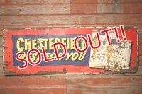 dp-241225-11 CHESTERFIELD / 1950's Advertising Metal Sign