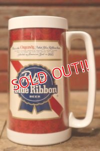 dp-241230-13 Pabst Blue Ribbon / Thermo-Serv 1970's Plastic Beer Mug