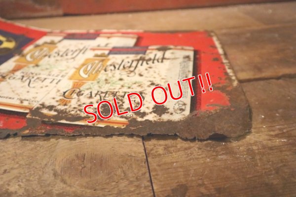 画像12: dp-241225-11 CHESTERFIELD / 1950's Advertising Metal Sign