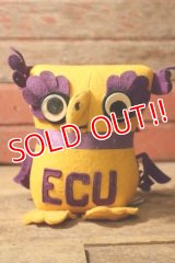 ct-250107-11 Collegiate 1950's College Mascot Doll "ECU" Oogie Owl