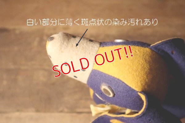 画像6: ct-250107-11 Collegiate 1950's College Mascot Doll "ND" Dachshund 