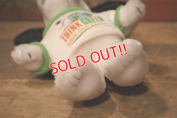 画像7: ct-241230-05 Snoopy / Applause 1990's Plush Doll "THINK GREEN SAVE OUR EARTH"