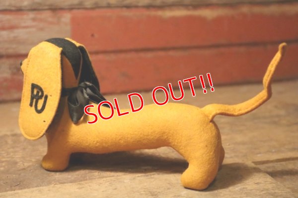 画像6: ct-250107-11 Collegiate 1950's College Mascot Doll "PU" Dachshund