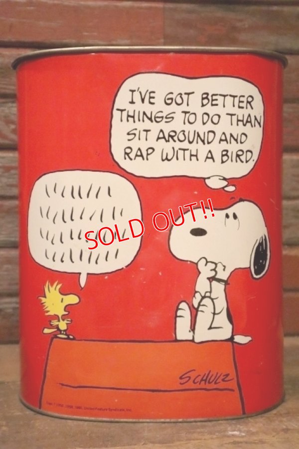 画像7: ct-241230-09 PEANUTS / CHEINCO 1970's-1980's Trash Can