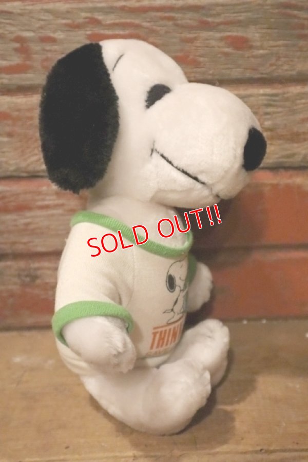 画像5: ct-241230-05 Snoopy / Applause 1990's Plush Doll "THINK GREEN SAVE OUR EARTH"