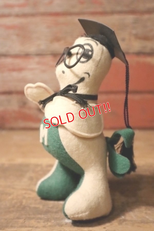 画像3: ct-250107-11 Collegiate 1950's College Mascot Doll "M" Bird Brain