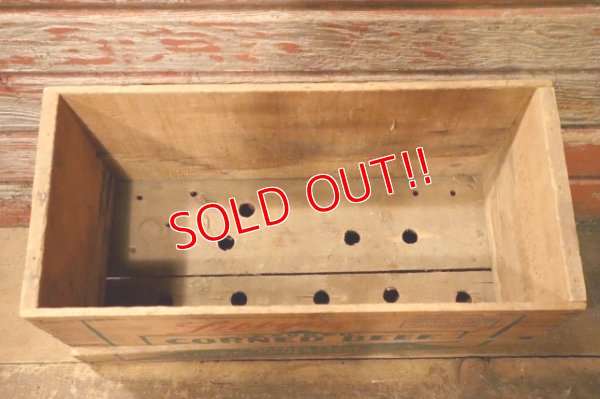 画像11: dp-241106-02 Libby McNeill & Libby Corned Beef 1950's Wood Box