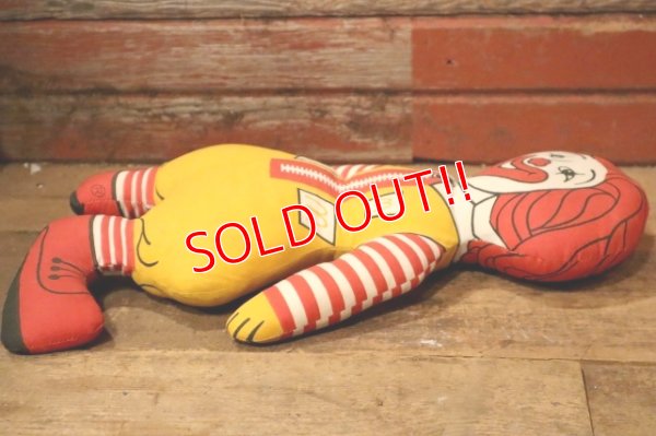 画像5: ct-241230-03 McDonald's / Ronald McDonald 1970's Pillow Doll