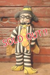 ct-241225-12 McDonald's / the Hamburglar 1970's Pillow Doll