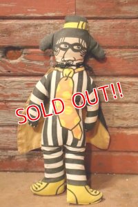 ct-241225-12 McDonald's / the Hamburglar 1970's Pillow Doll