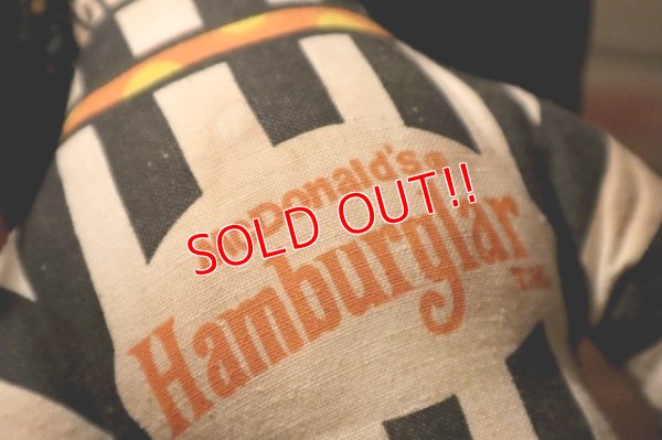 画像11: ct-241225-12 McDonald's / the Hamburglar 1970's Pillow Doll