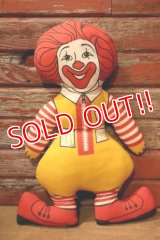ct-241230-03 McDonald's / Ronald McDonald 1970's Pillow Doll