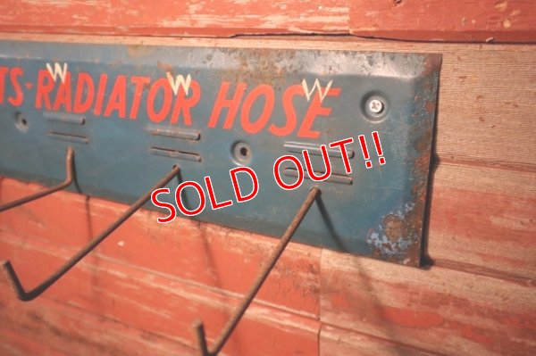 画像5: dp-241225-10 Raybestos 1950's FAN-BELTS RADIATOR HOSE Metal Hook Rack