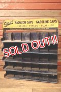 dp-241225-11 Stant 1950's RADIATOR CAPS GASOLINE CAPS Metal Rack