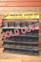 dp-241225-11 Stant 1950's RADIATOR CAPS GASOLINE CAPS Metal Rack