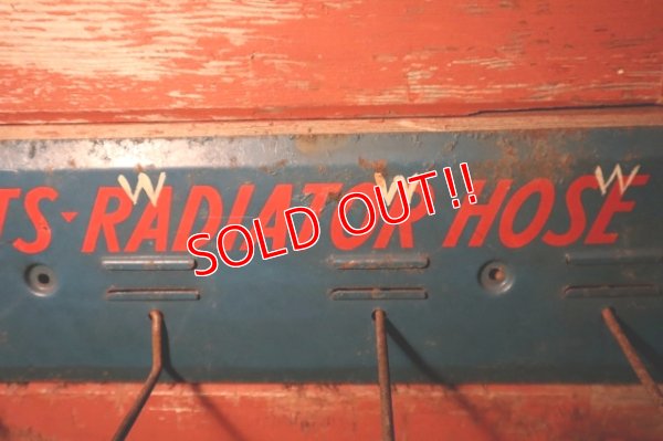 画像4: dp-241225-10 Raybestos 1950's FAN-BELTS RADIATOR HOSE Metal Hook Rack