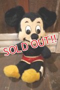ct-241225-17 Mickey Mouse / 1970's Plush Doll