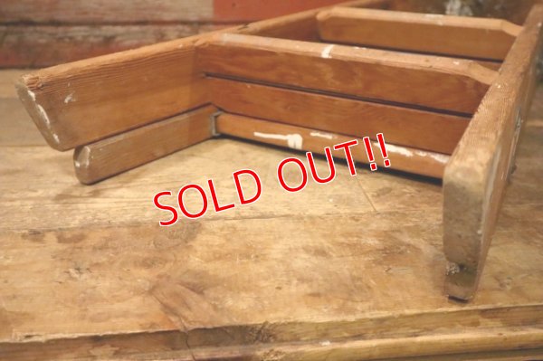 画像10: dp-241106-01 Vintage Wood Step Ladder