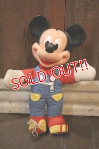 ct-241225-15 【JUNK】Mickey Mouse / MATTEL 1989 LEARN-TO-DRESS Plush Doll