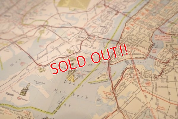 画像12: dp-240605-06 Esso / 1958 Road Map "New York City and vicinity Long Island"