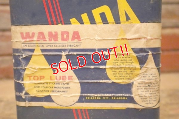 画像3: dp-240508-38 CATO OIL AND GREASE COMPANY / WANDA TOP LUBE 1940's-1950's ONE U.S. GALLON CAN