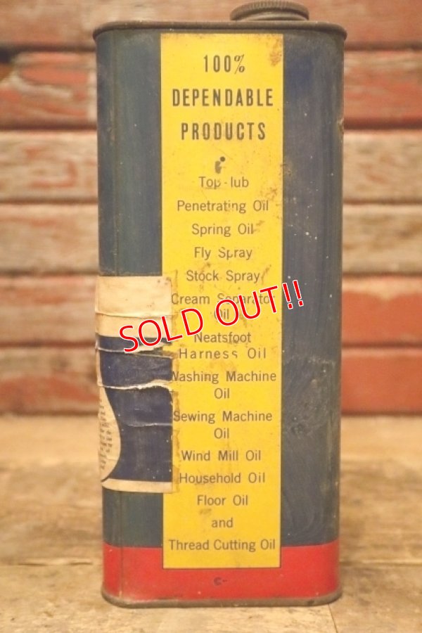 画像7: dp-240508-38 CATO OIL AND GREASE COMPANY / WANDA TOP LUBE 1940's-1950's ONE U.S. GALLON CAN