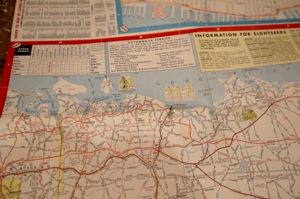 画像6: dp-240605-06 Esso / 1958 Road Map "New York City and vicinity Long Island"