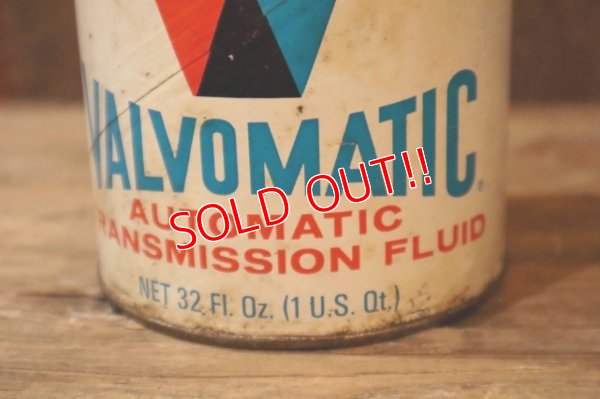 画像2: dp-190401-09 VALVOMATIC / 1960's Automatic Transmission Fluid One U.S. Quart Can