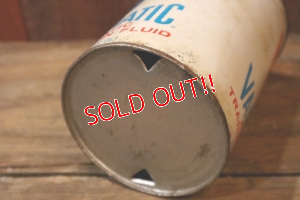 画像9: dp-190401-09 VALVOMATIC / 1960's Automatic Transmission Fluid One U.S. Quart Can