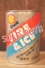 dp-230901-120 Shell / FIRE & ICE One U.S. Quart Motor Oil Can