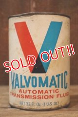 dp-190401-09 VALVOMATIC / 1960's Automatic Transmission Fluid One U.S. Quart Can