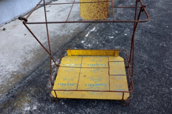 画像7: dp-240508-35 Warp's COVERALL 1950's Metal Wire Display Rack