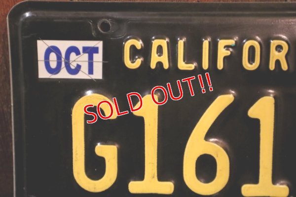 画像2: dp-241106-33 License Plate 2020's CALIFORNIA 1960's LEGACY "G161NO" Set