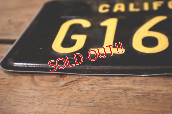 画像5: dp-241106-33 License Plate 2020's CALIFORNIA 1960's LEGACY "G161NO" Set