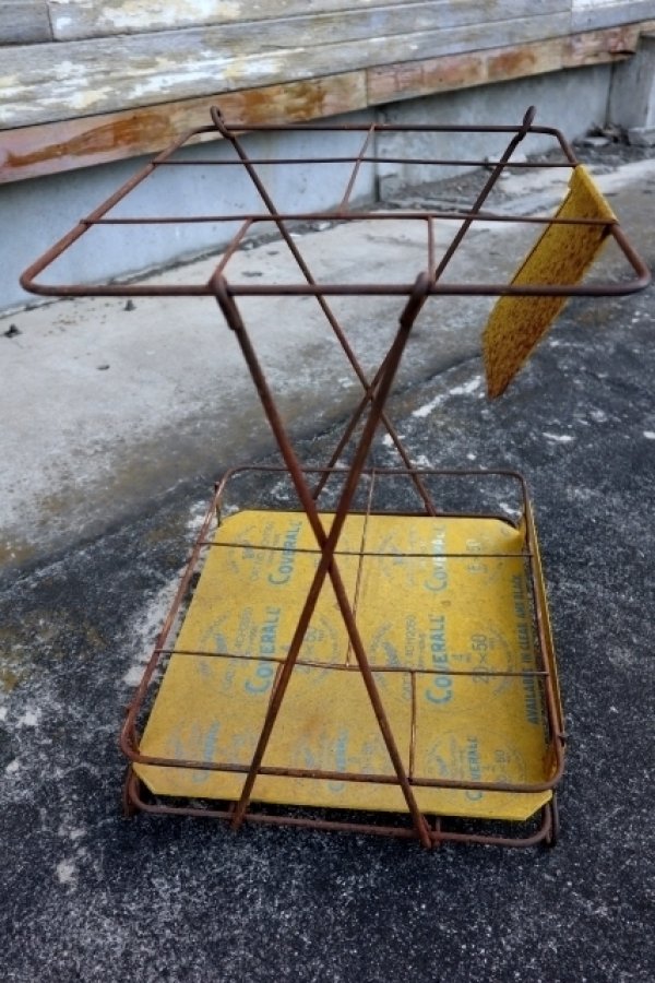 画像6: dp-240508-35 Warp's COVERALL 1950's Metal Wire Display Rack