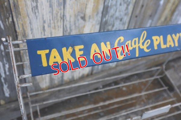 画像2: dp-240911-70 Unknown "TAKE AN Eagle PLAYBALL HOME" Wire Rack