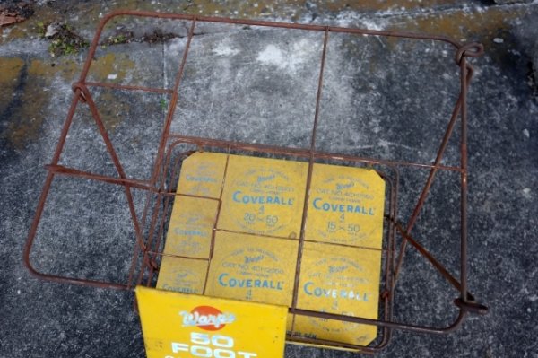 画像4: dp-240508-35 Warp's COVERALL 1950's Metal Wire Display Rack