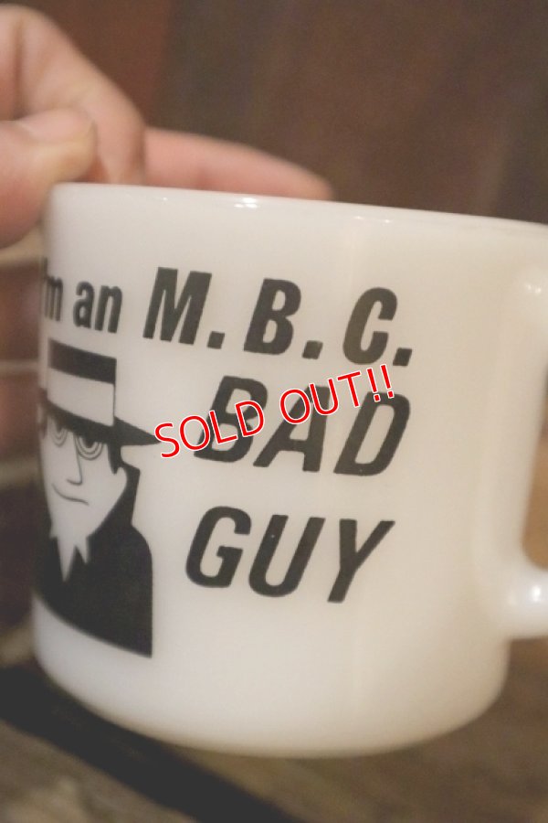 画像3: kt-241230-01 FEDERAL / 1960's-1970's I'm a M.B.C. BAD GUY Mug