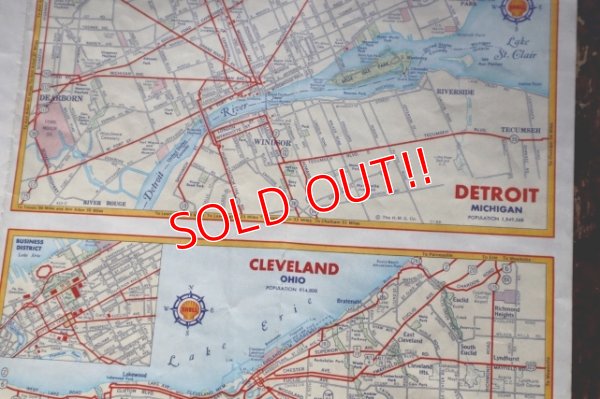 画像11: dp-240605-06 SHELL / 1950's Road Map "NORTH ATLANTIC STATES"