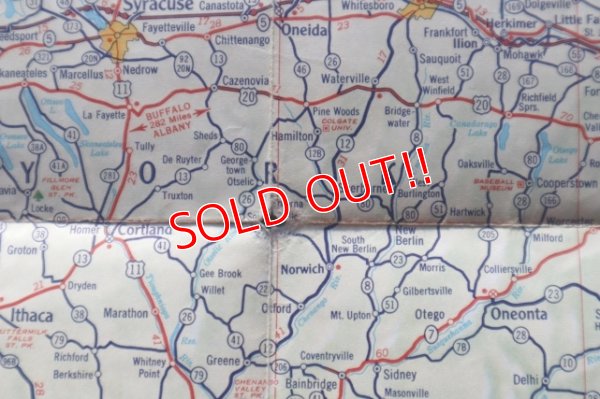 画像8: dp-240605-06 SHELL / 1950's Road Map "NORTH ATLANTIC STATES"