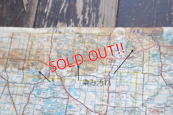 画像5: dp-220301-21 TEXACO / 1960's Road Map "MINNESOTA"