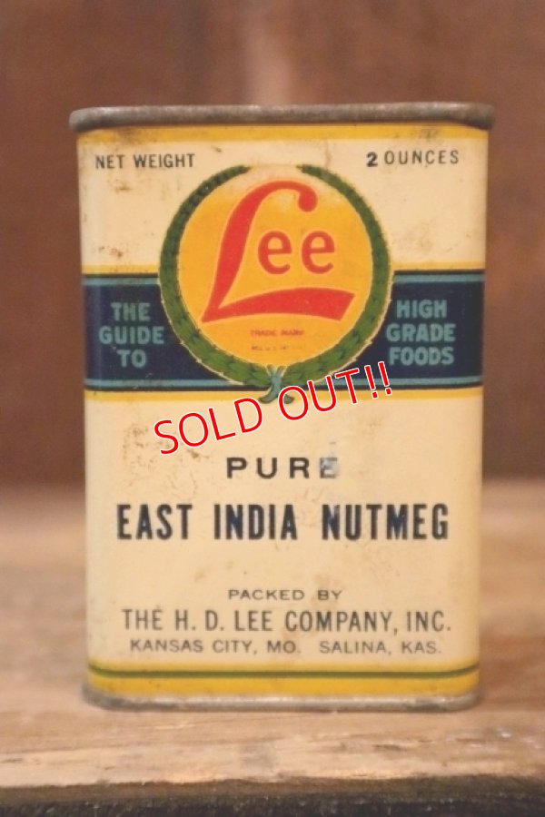 画像2: dp-250205-77 THE H.D. LEE COMPANY PURE EAST INDIA NUTMEG CAN