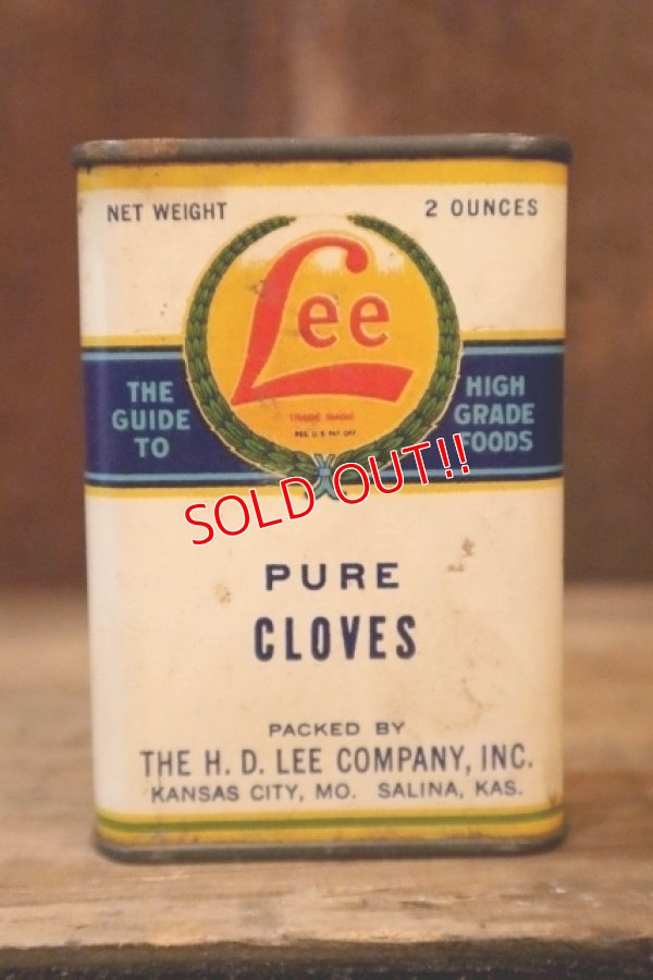 画像1: dp-250205-77 THE H.D. LEE COMPANY PURE CLOVES CAN