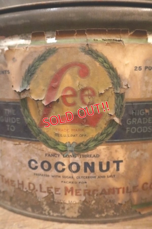 画像5: dp-250205-77 THE H.D. LEE MERCANTILE CO. COCONUT CAN