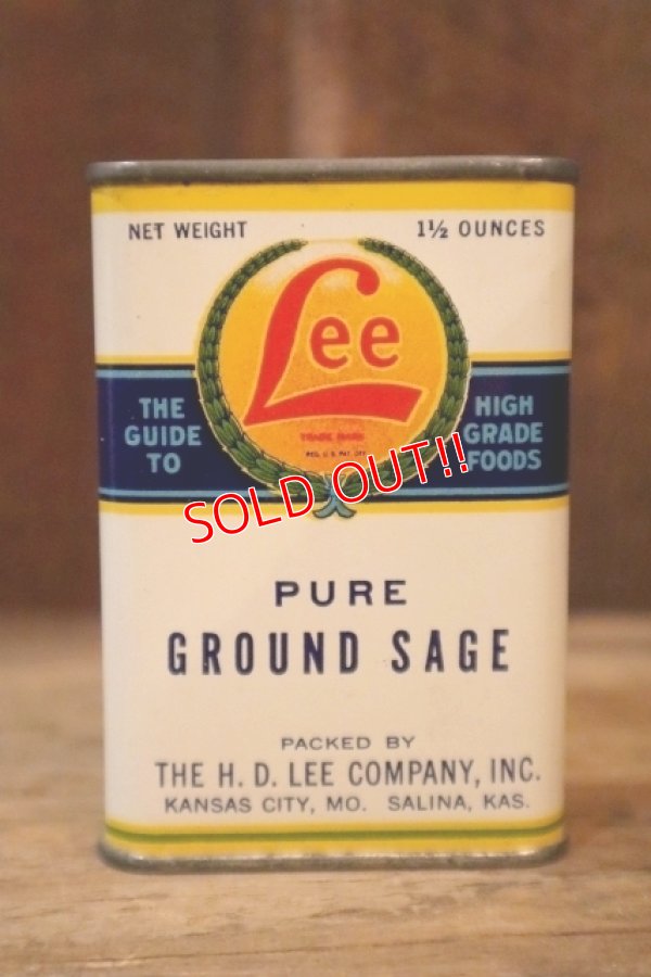 画像1: dp-250205-77 THE H.D. LEE COMPANY PURE GROUND SAGE CAN