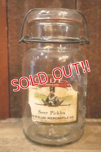 dp-250205-77 THE H.D. LEE MERCANTILE CO. CADET BRAND Sour Pickles Ball JAR