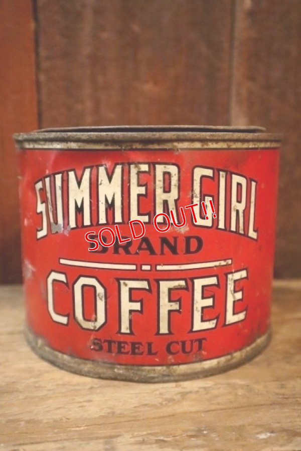 画像3: dp-250205-77 THE H.D. LEE MERCANTILE CO. SUMMER GIRL BRAND COFFEE CAN