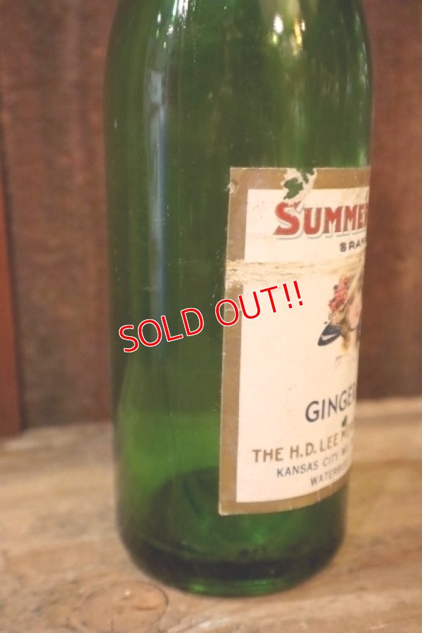 画像6: dp-250205-77 THE H.D. LEE MERCANTILE CO. SUMMER GIRL BRAND GINGERALE BOTTLE