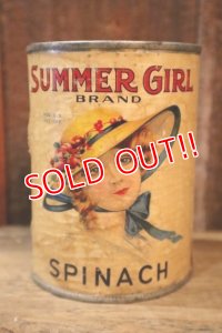 dp-250205-77 THE H.D. LEE COMPANY SUMMER GIRL BRAND SPINACH CAN